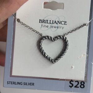 Sterling Silver Heart Necklace